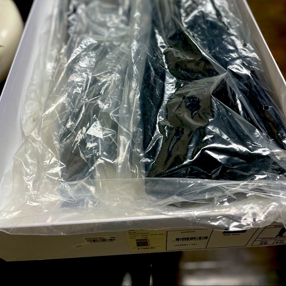 Christian Dior Black Suede Over the Knee Boots - Picture 5 of 7